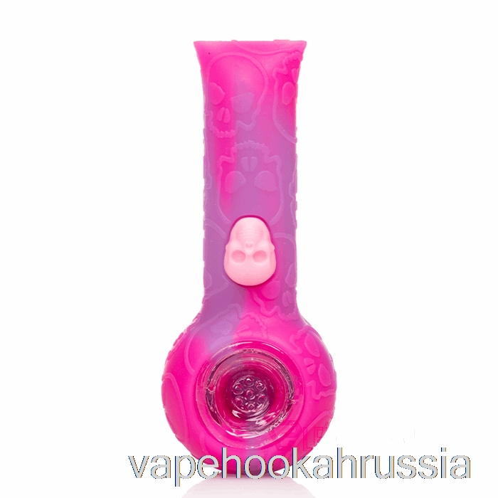 Vape Juice Stratus Силиконовый череп для трубок для рук Жевательная резинка (пурпурный / фиолетовый)